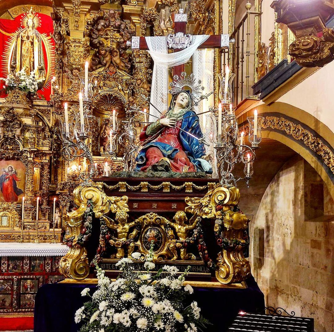 La Dolorosa, en la imagen.