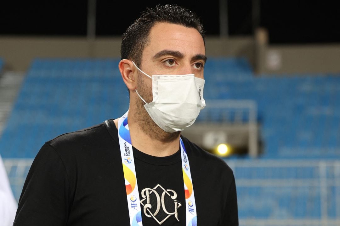 Xavi Hernández, durante un partido de Al-Sadd.