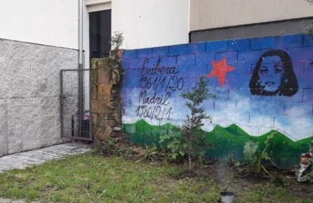 Mural en Bilbao en recuerdo a Yolanda Gomzález