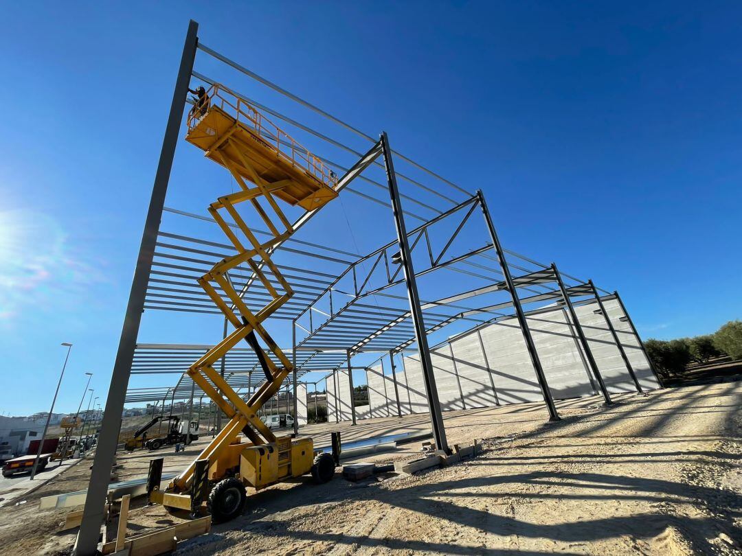 Avances de la nueva fábrica de Acristalia