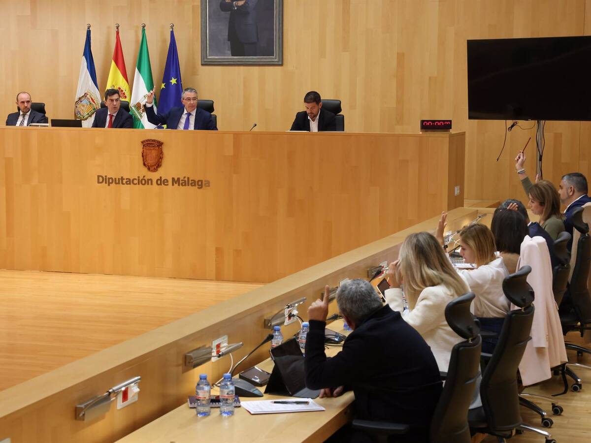 La Diputación de Málaga aprueba inicialmente su presupuesto: 441 millones, "el más social de la historia"