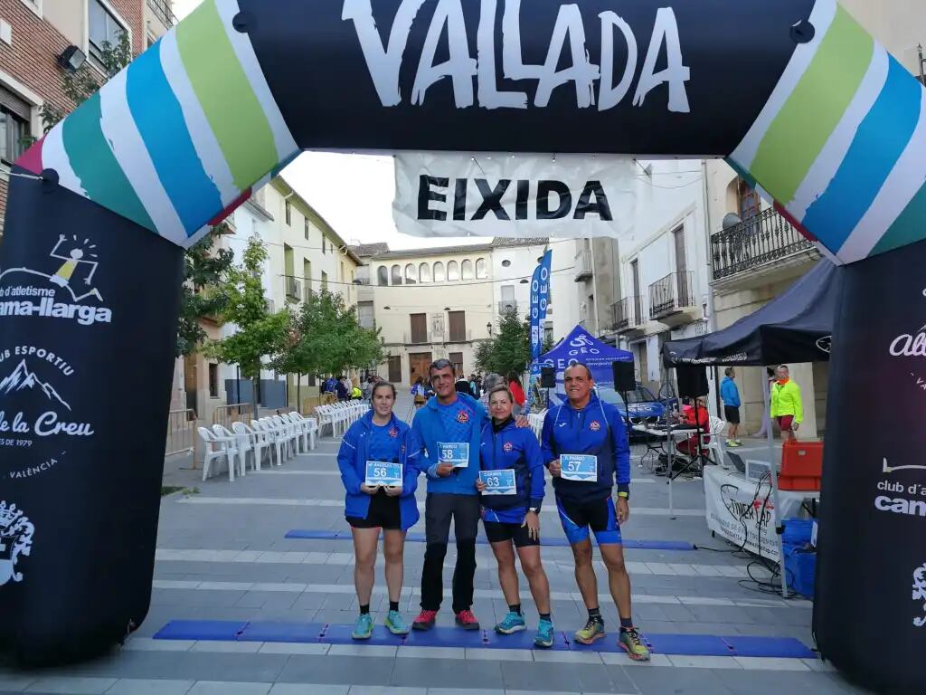 Podio en el Trail de Vallada