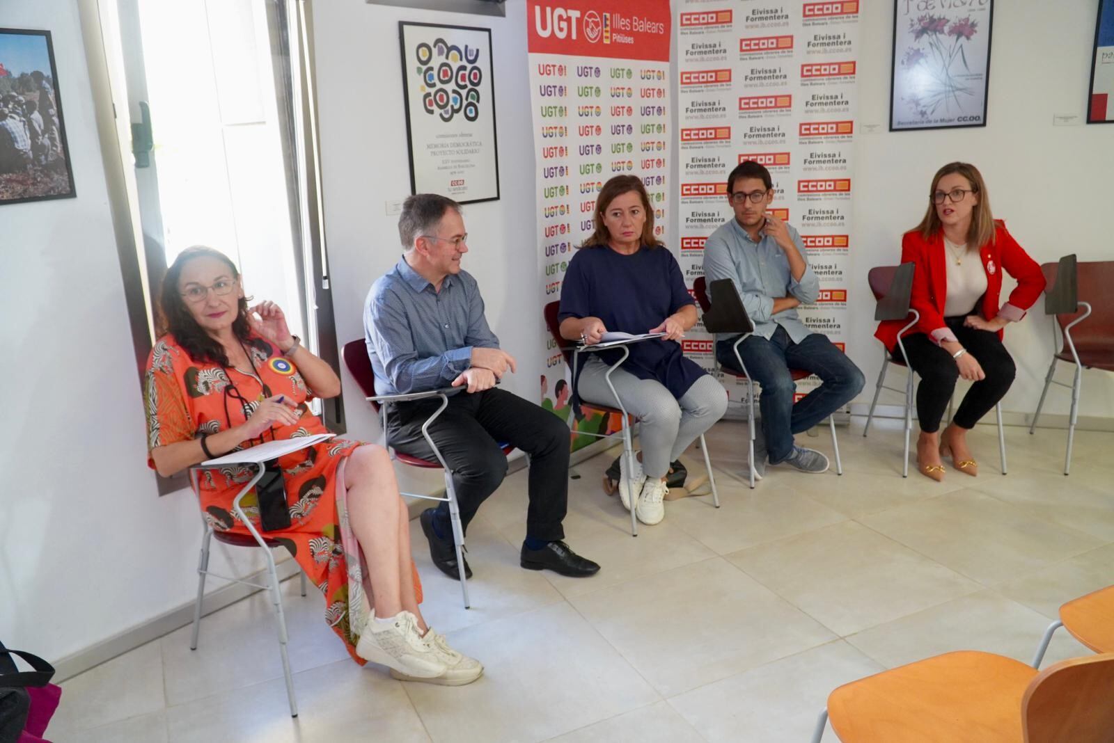 Un momento durante la reunión