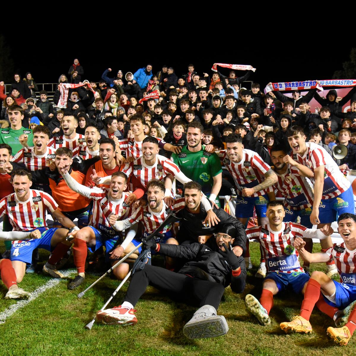 El Barbastro da la sorpresa y se carga al Espanyol en la Copa en otra noche mágica