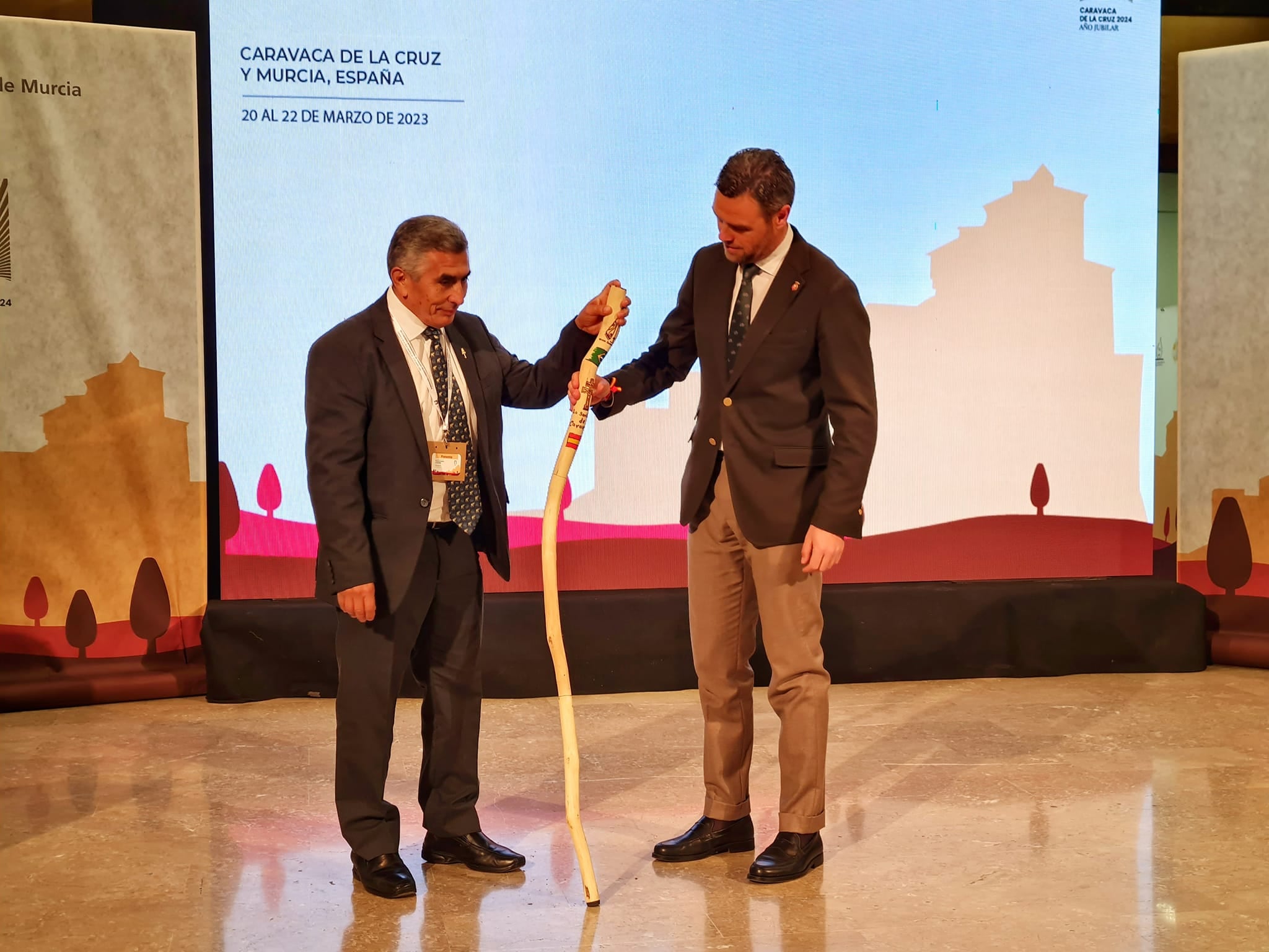 Durante el acto de bienvenida del XIX Congreso Internacional de Turismo Religioso y Sostenible