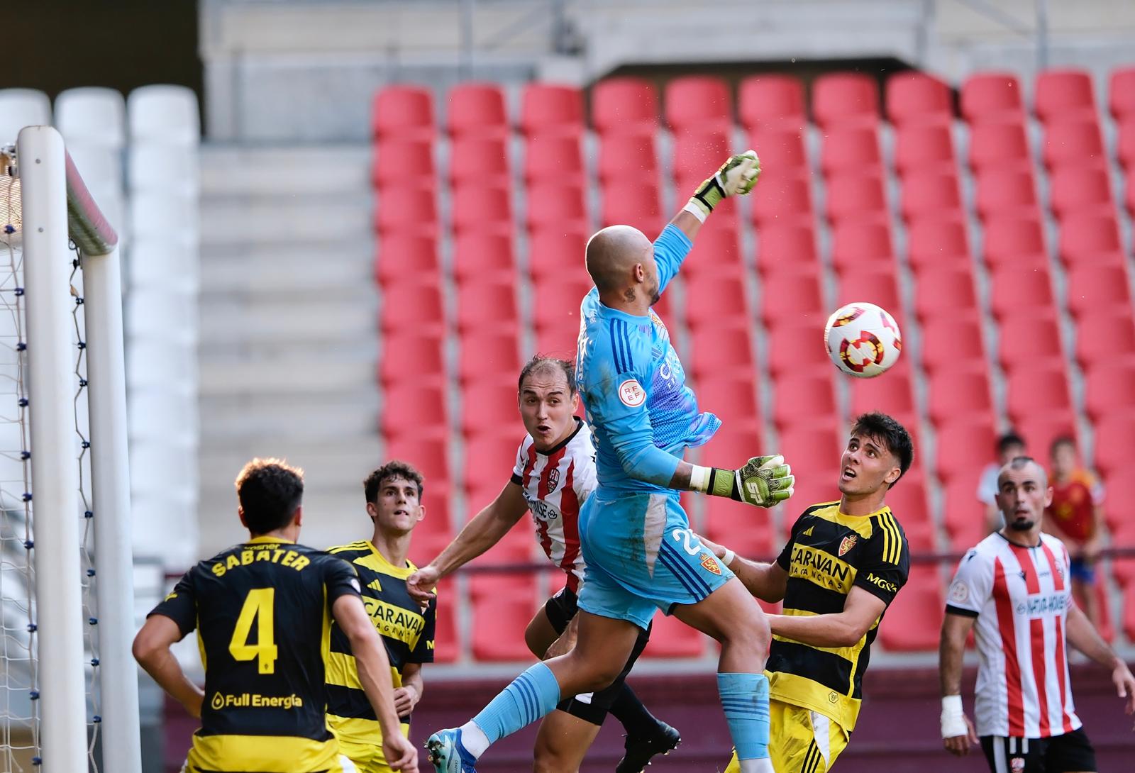 La UD Logroñés venció en su estreno en Las Gaunas por 1-0 al Deportivo Aragón / Riojapress