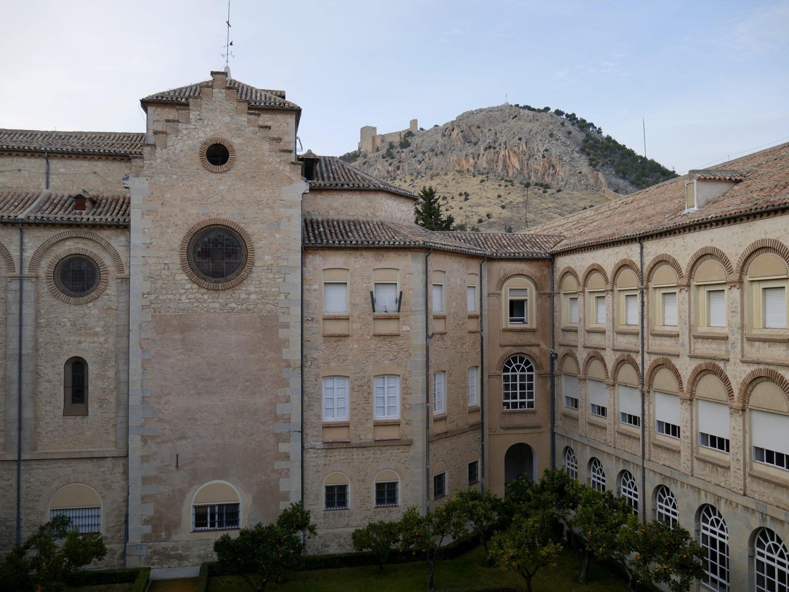 Uno de los patios del seminario de Jaén.