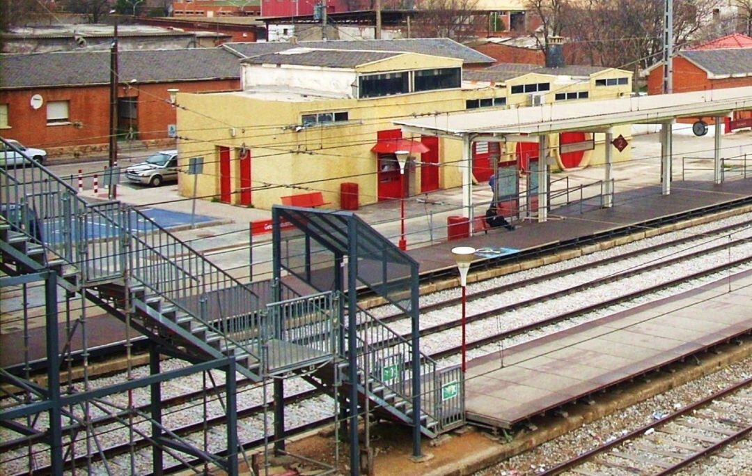 Imagen de la estación de Cercanías de Getafe Industrial.