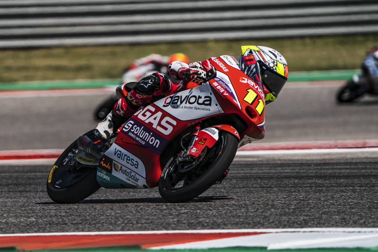 David Alonso, con el Aspar Team.