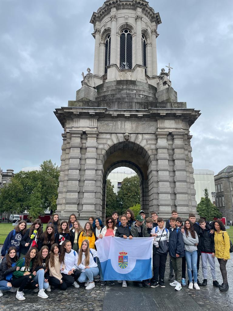 Algunos de los alumnos del programa FuenEnglish