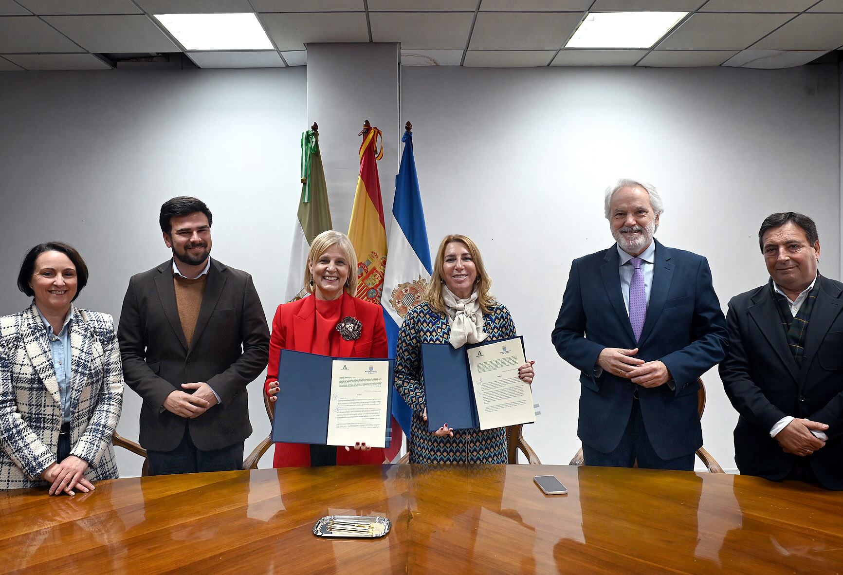 Firma del convenio este lunes en el Ayuntamiento de Jerez