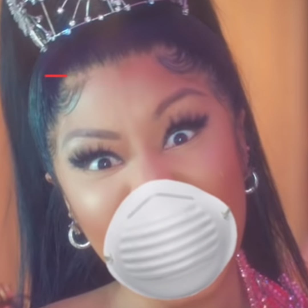 Nicky Minaj en un fotograma de la parodia publicada por Trazzto