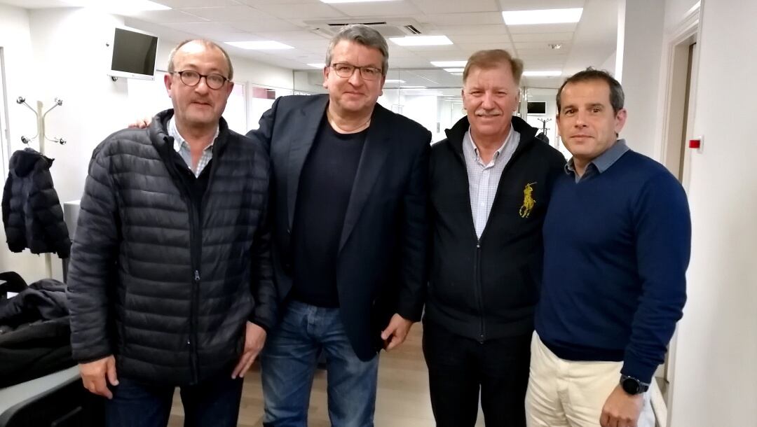 Pepe Soto, Fernando Llopis, Toni Arques y Carlos Arcaya