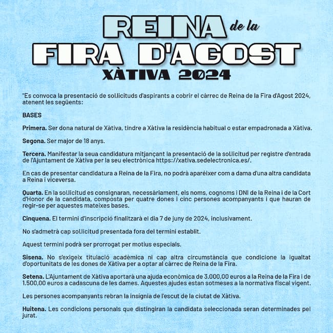 Estas son las bases que determinan los criterios de selección