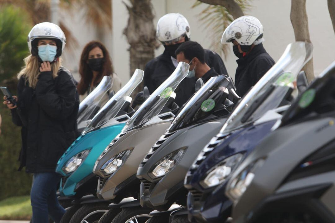 Presentación de las nuevas motos en Málaga