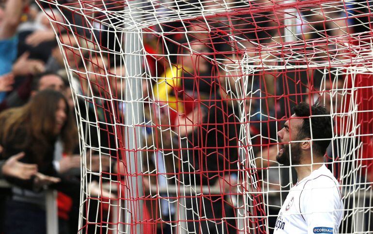 Iborra celebra su gol