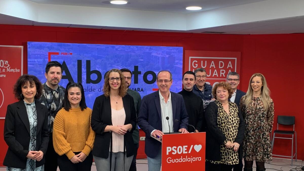 Riansares Serrano, Evaristo Olcina y Jaime Sanz salen de la lista del PSOE para el Ayuntamiento de Guadalajara