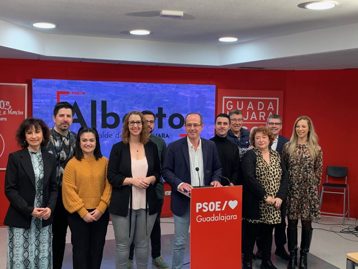 Riansares Serrano, Evaristo Olcina y Jaime Sanz salen de la lista del PSOE para el Ayuntamiento de Guadalajara