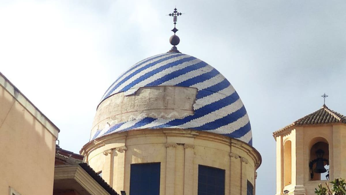 Entrevista a Alberto Martínez, portavoz de IU-Verdes Yecla (Reparación de la cúpula de la Basílica de la Purísima Concepción de Yecla)