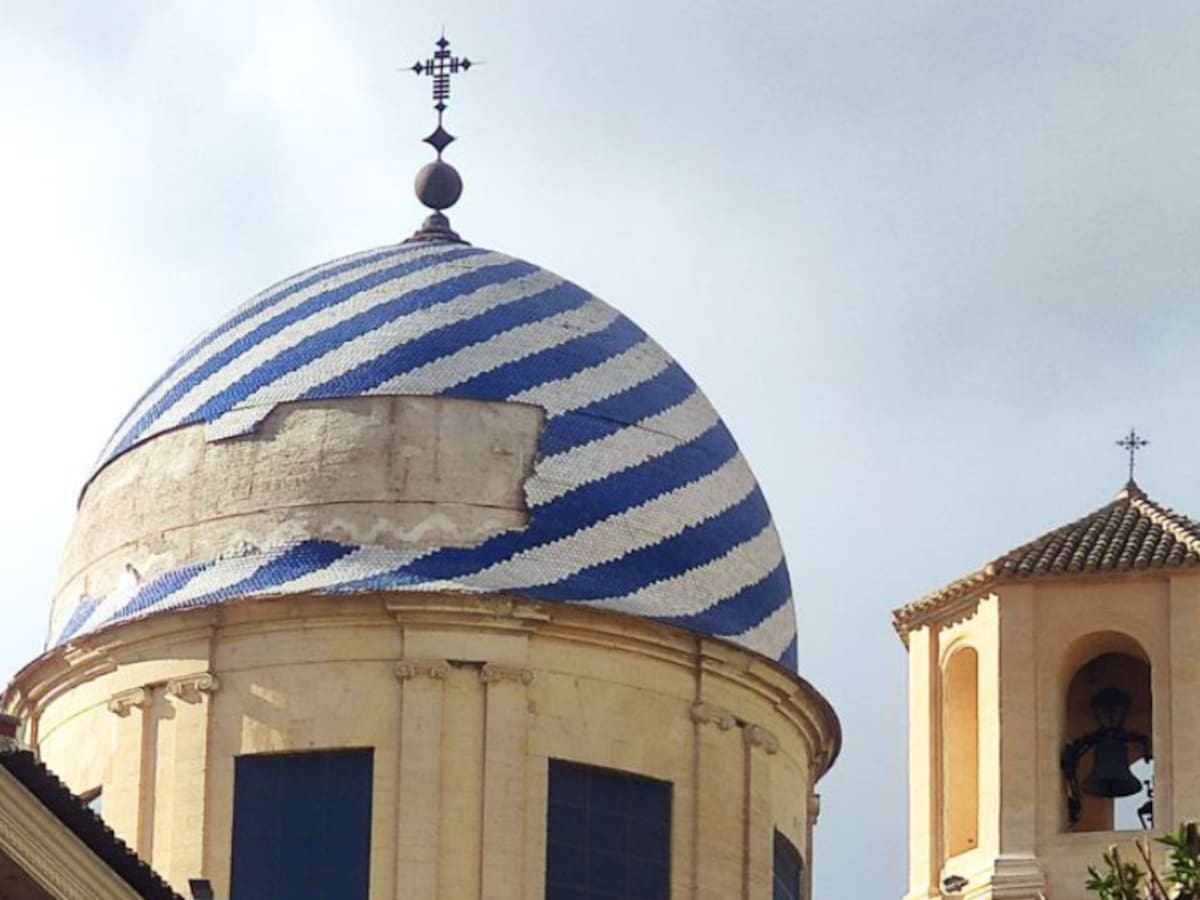 IU-Verdes Yecla exige que el Obispado asuma el coste íntegro de los daños en la cúpula de La Purísima