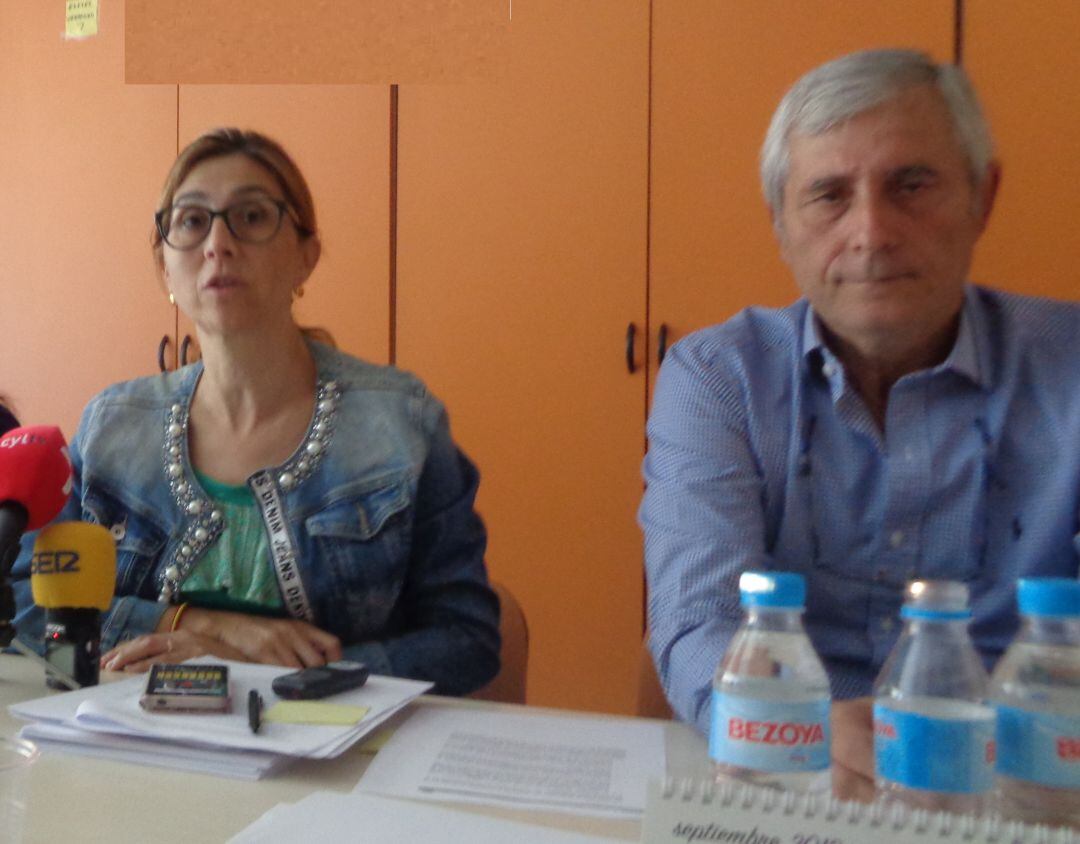 Imagen de archivo de la alcaldesa, Raquel González, y el concejal de Urbanismo, Alfonso Sanz