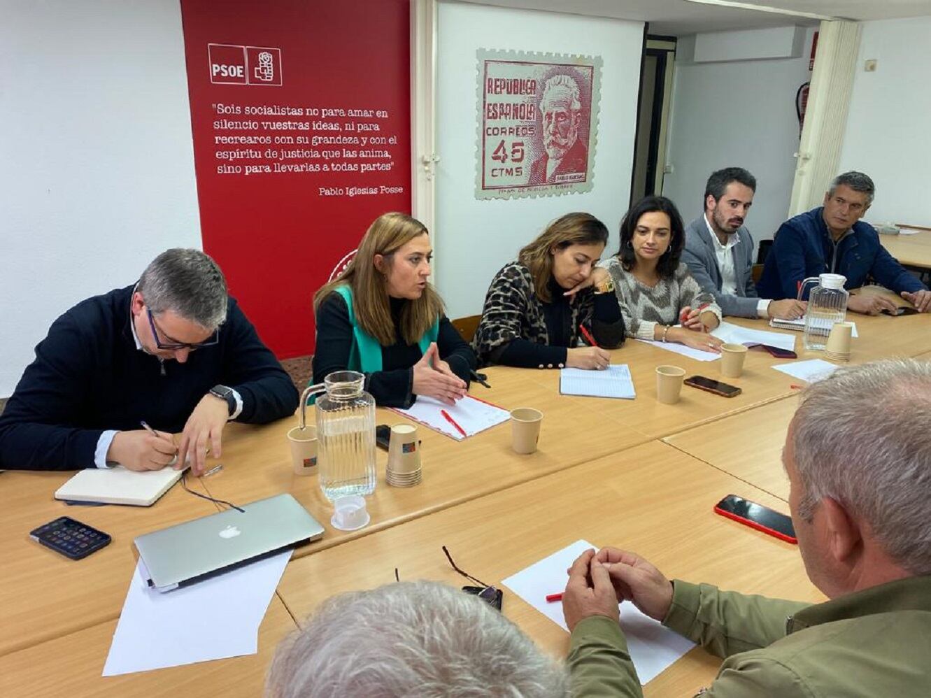 Imagen de la reunión mantenida en Palencia