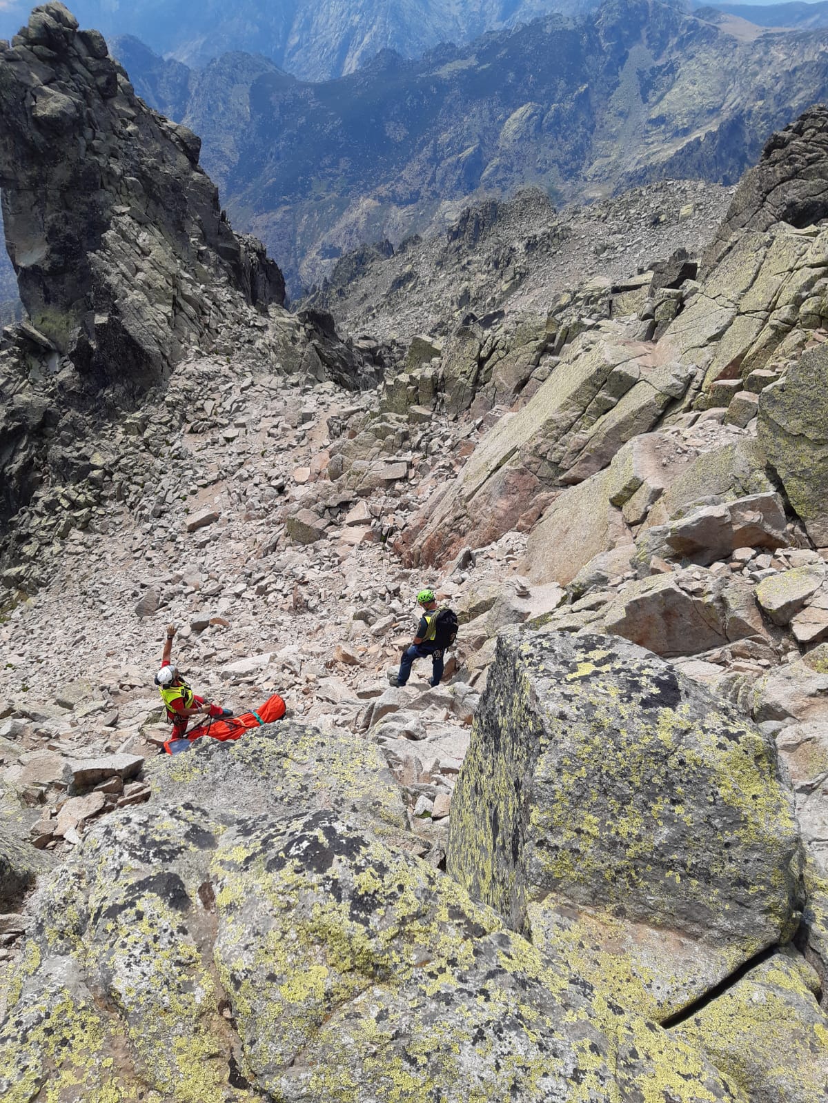 El accidente ocurrió en las proximidades del Pico Almanzor, en la Sierra de Gredos