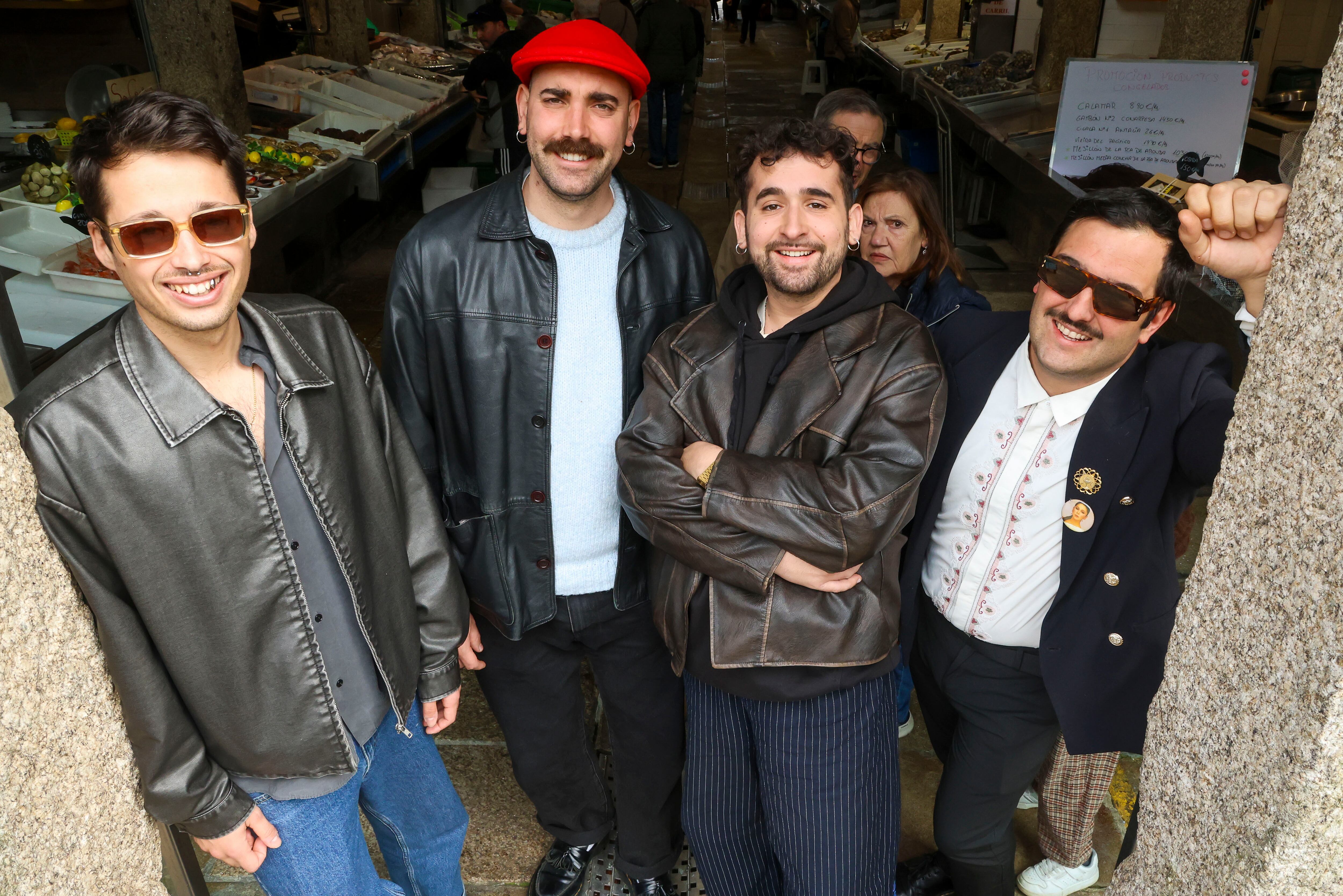 The Rapants, en una imagen previa a su concierto de marzo en Santiago de Compostela