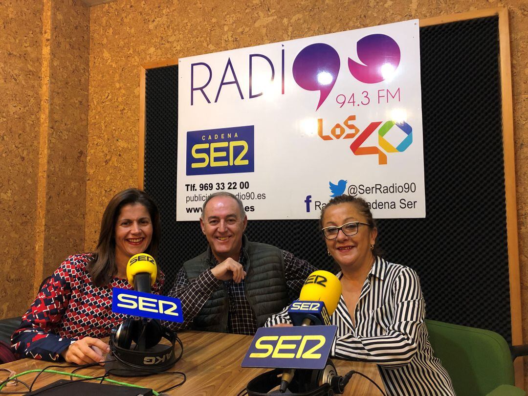 Susana Pardo, Javier Minuesa y Aurora López