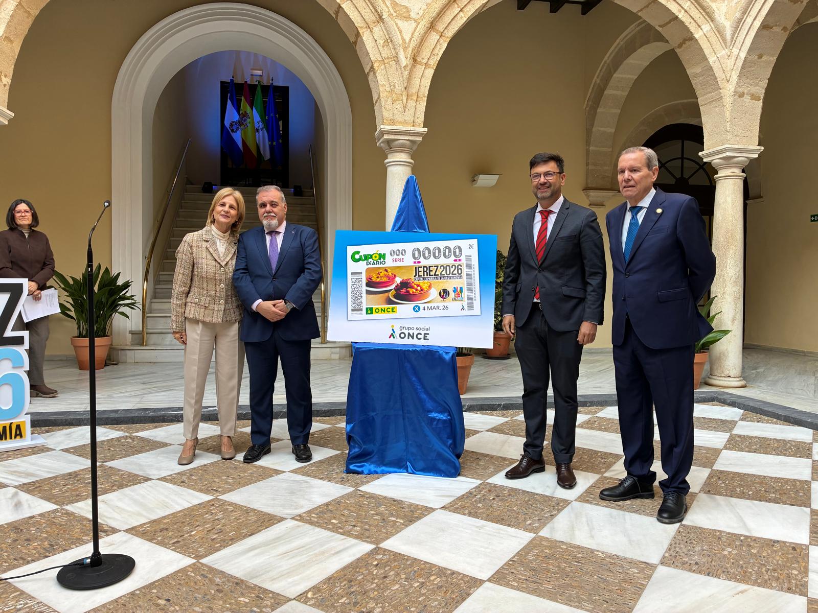Presentación del cupón este jueves en el Ayuntamiento de Jerez