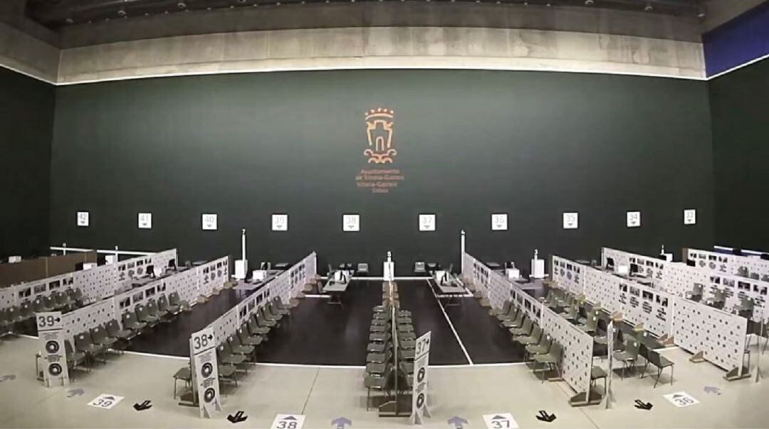 Esta es la imagen que presenta el frontón de Lakua 