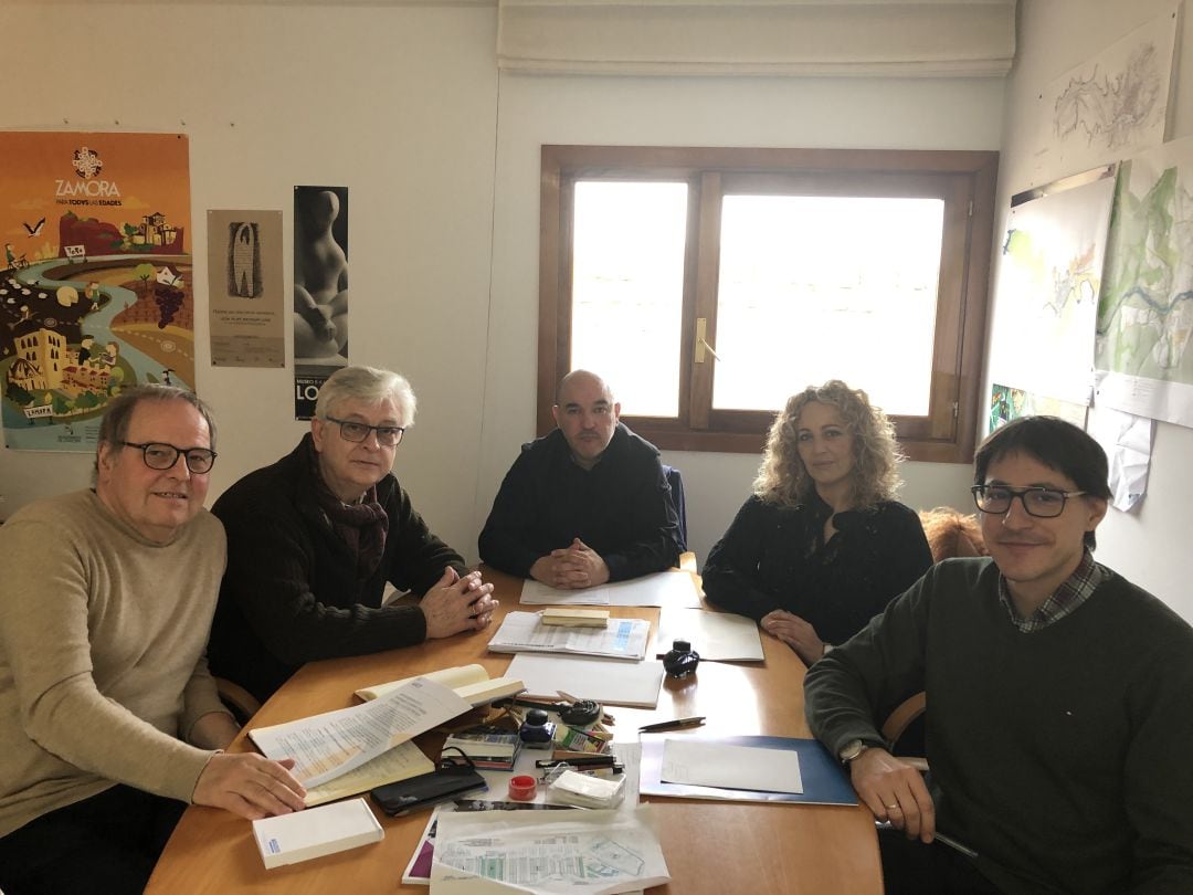 Reunión entre los miembros de AZECO y Christoph Strieder 