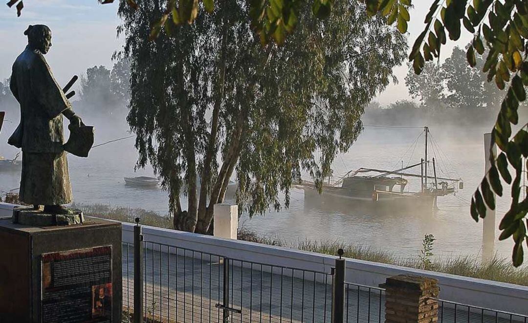 El río Guadalquivir a su paso por Coria