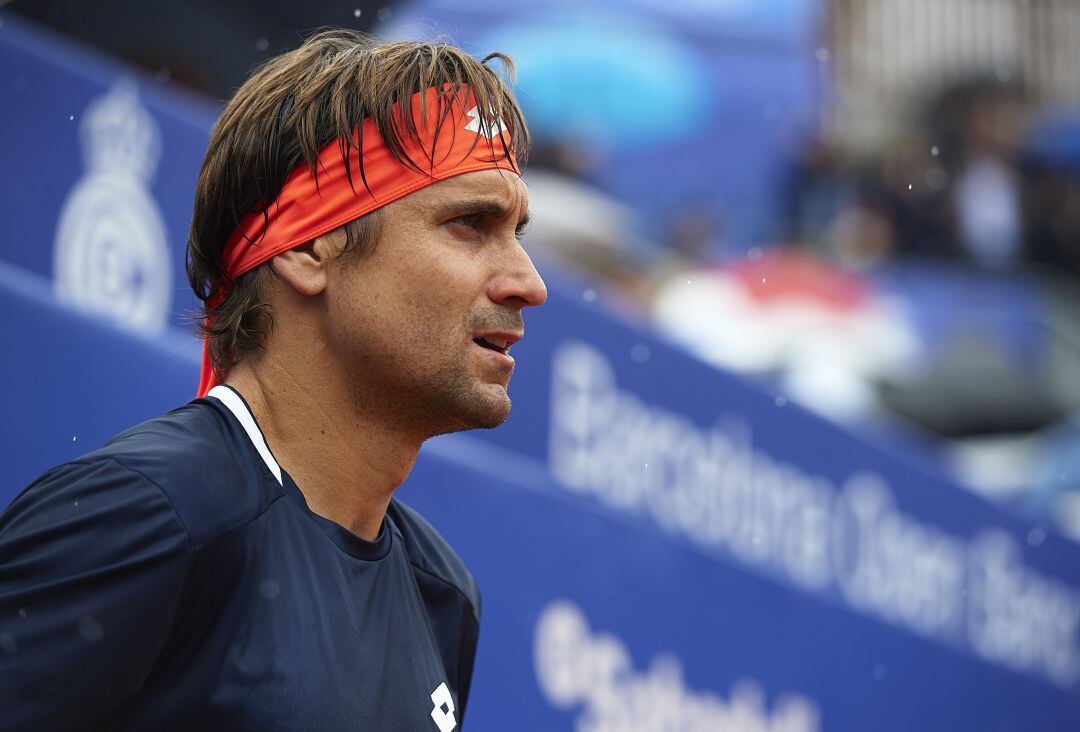 David Ferrer en el Trofeo Conde de Godó.