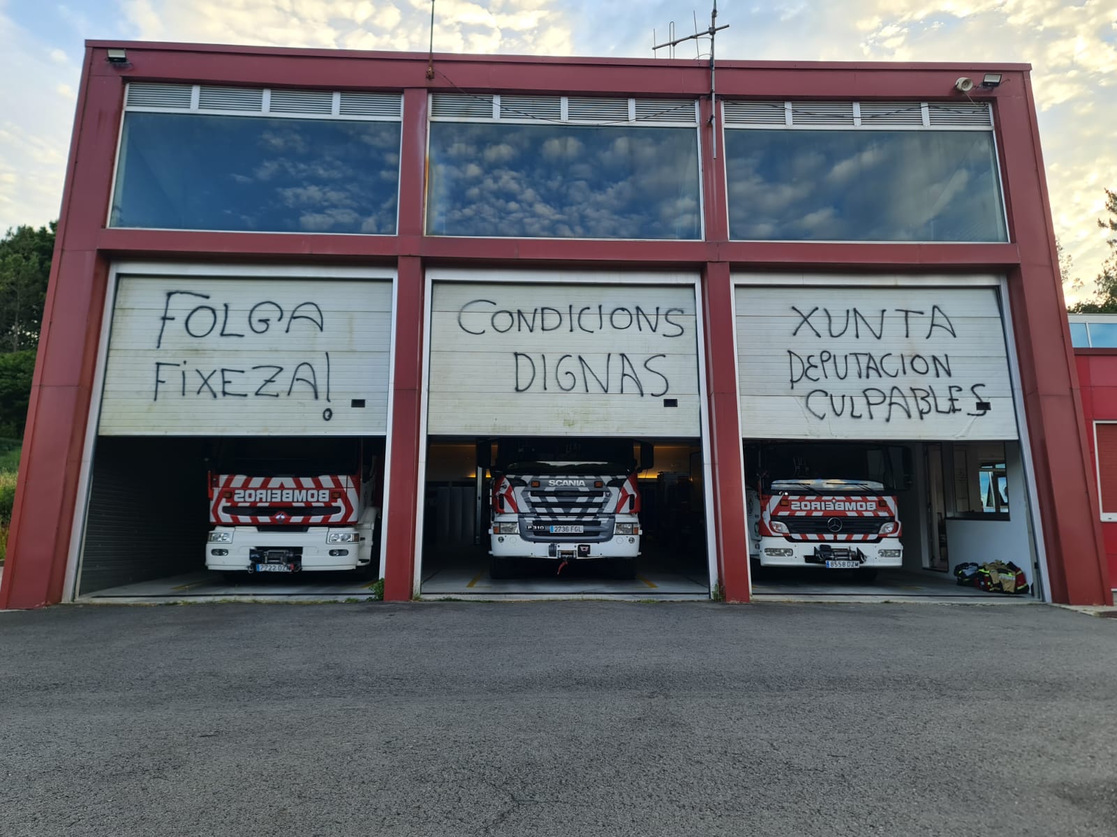 Parque de bombeiros de Cee