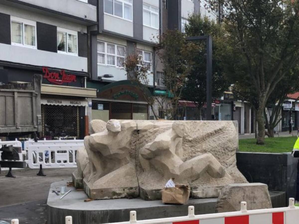 El monumento a los liberales coruñeses vuelve a As Conchiñas