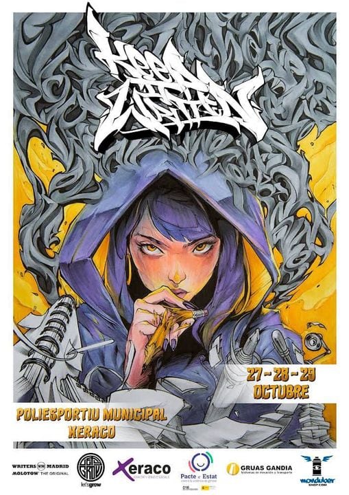 Cartel anunciador del festival Keep It Written.