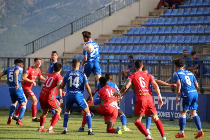 Lance del partido disputado ayer en Puertollano