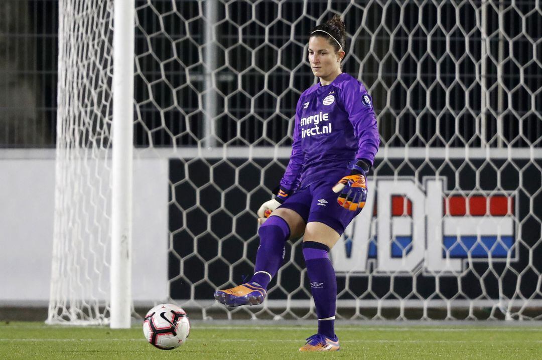 La guardameta calificó la actuación del equipo de Bordalás en el Johan Cruyff Arena, donde eliminó al Ajax de la Liga Europa.