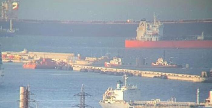 Submarino HMS Triumph en Gibraltar