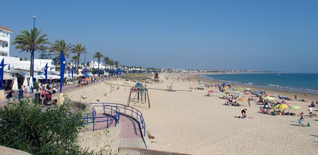 Playa de La Barrosa en Cádiz