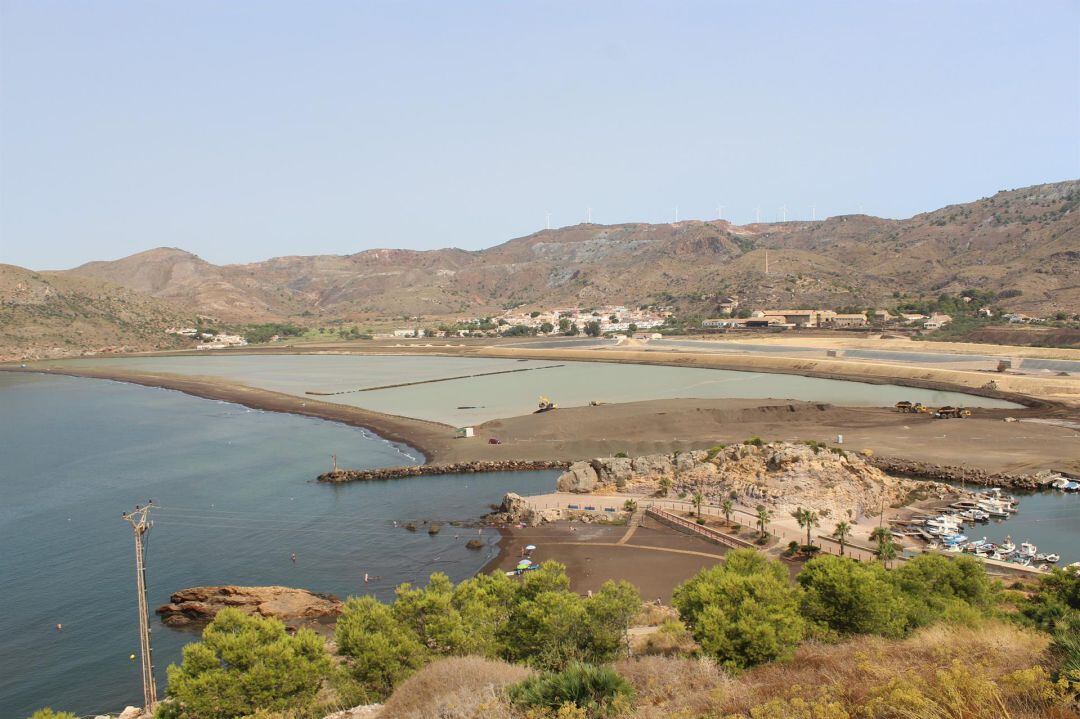 Imagen de la bahía de Portmán