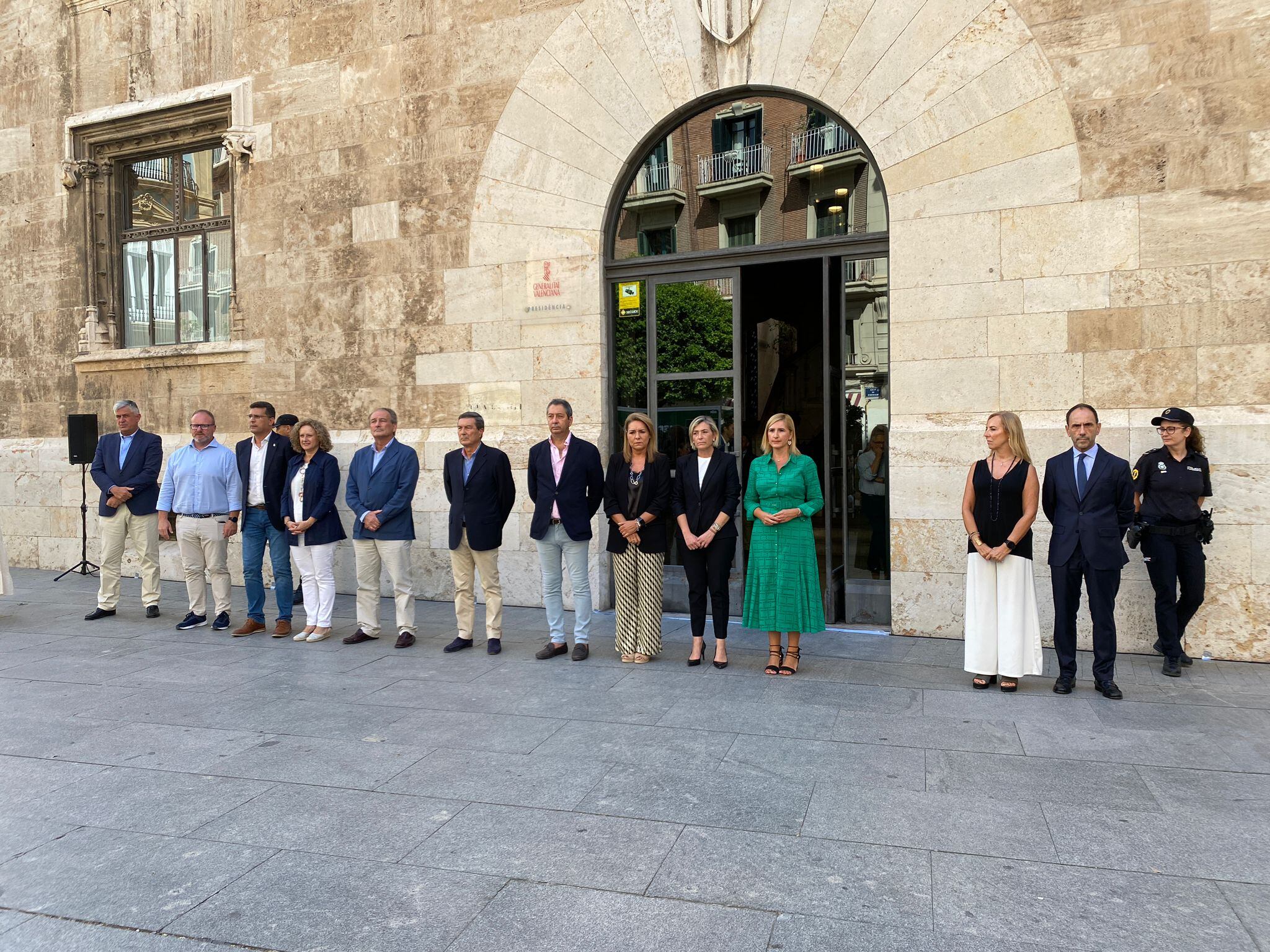 Minuto de silencio del Consell