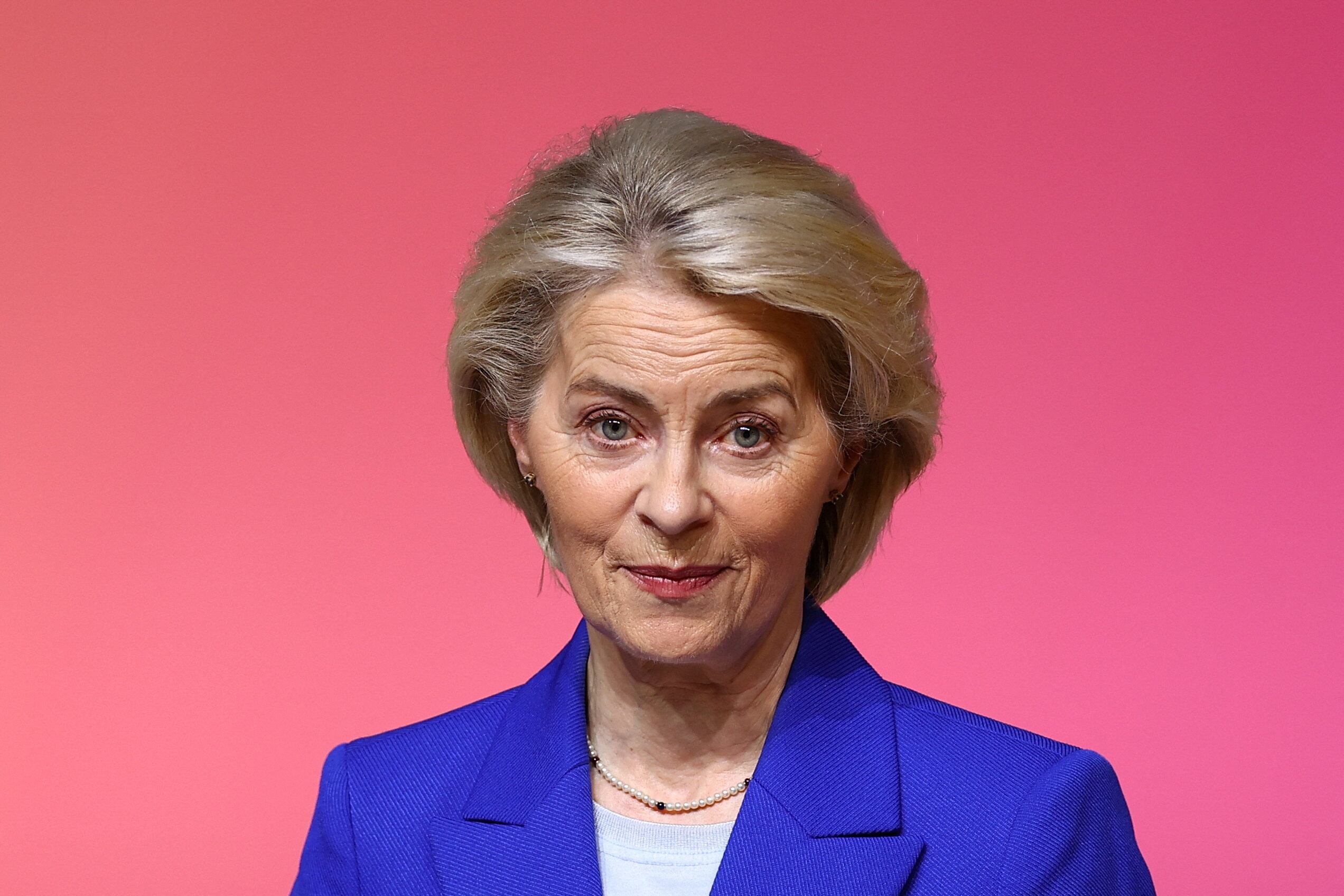 La presidenta de la Comisión Europea, Ursula Von der Leyen 
