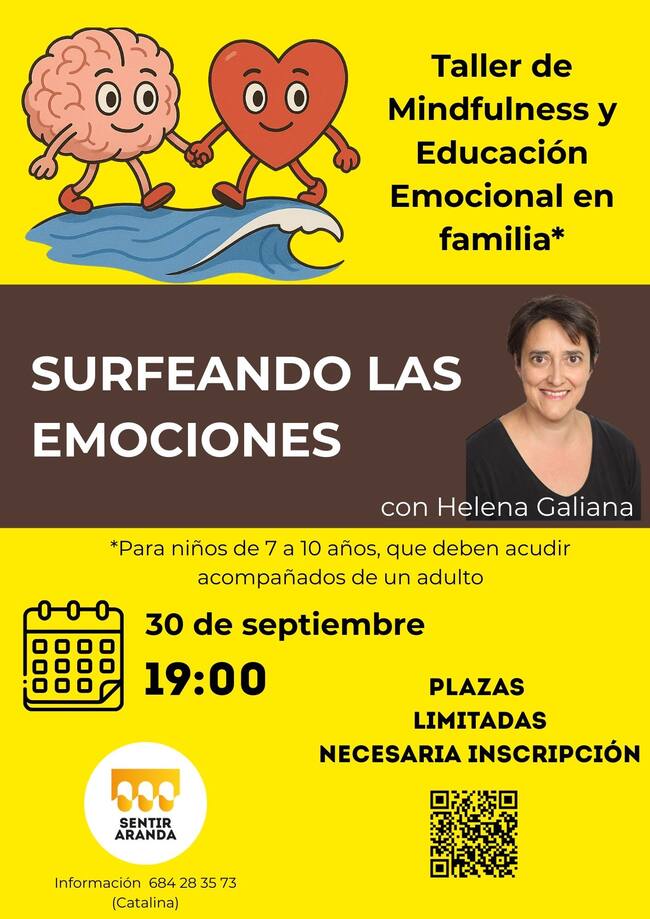Cartel taller gestión de emociones