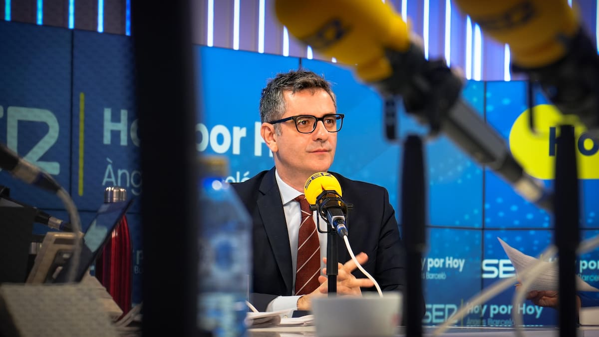 Félix Bolaños: "El PP está financiando a organizaciones ultraderechistas que persiguen a personas por motivos ideológicos"