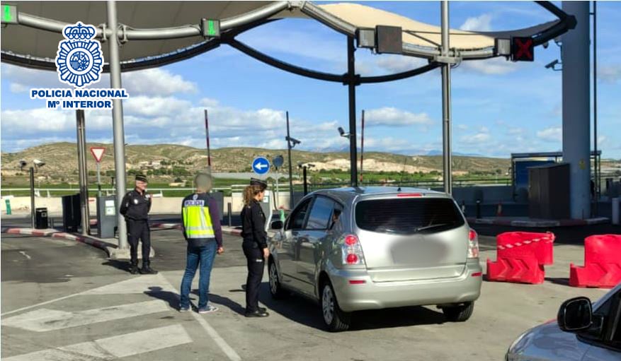 Detención parking aeropuerto Elche