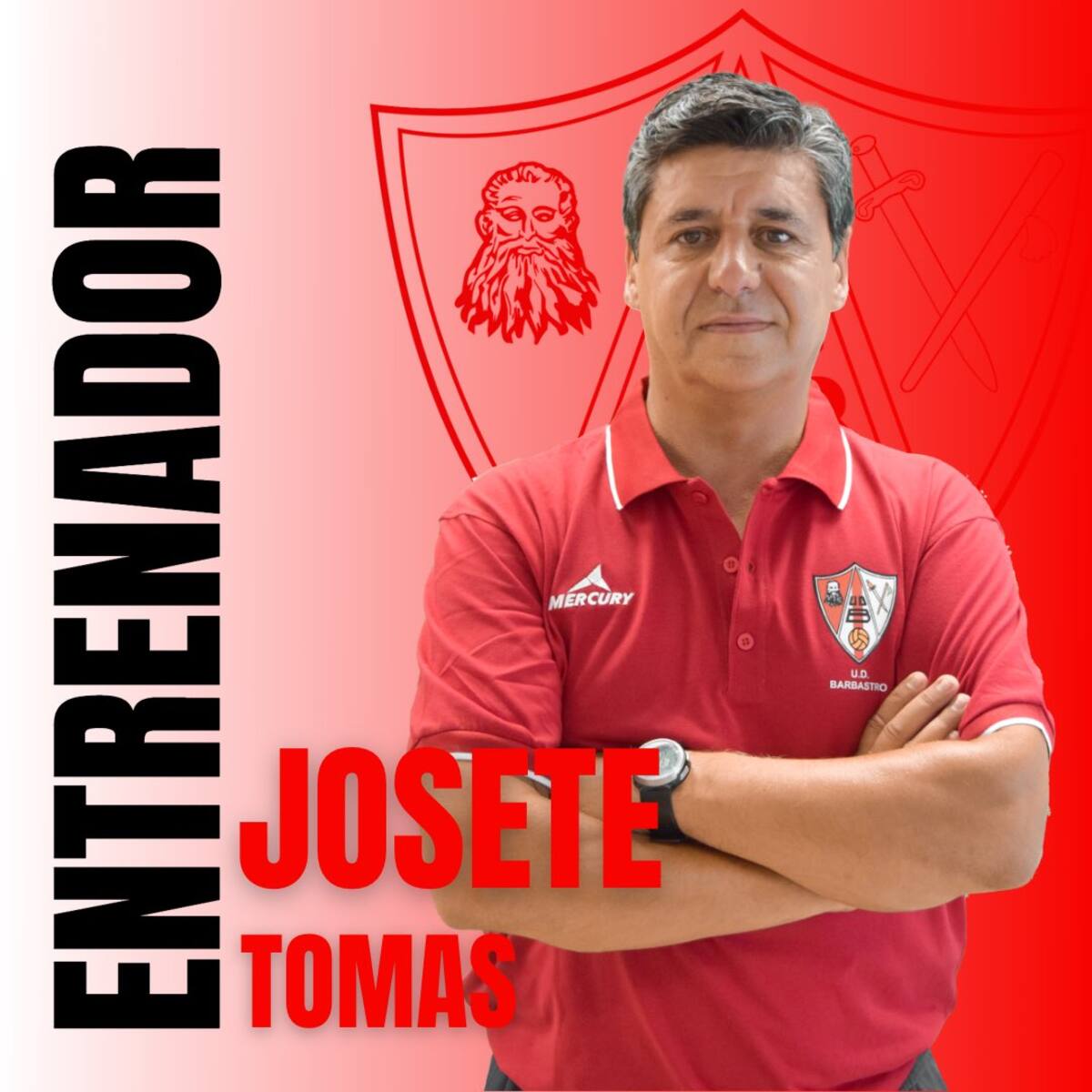 Josete afronta con la máxima ilusión el reto de seguir entrenando a la UD Barbastro