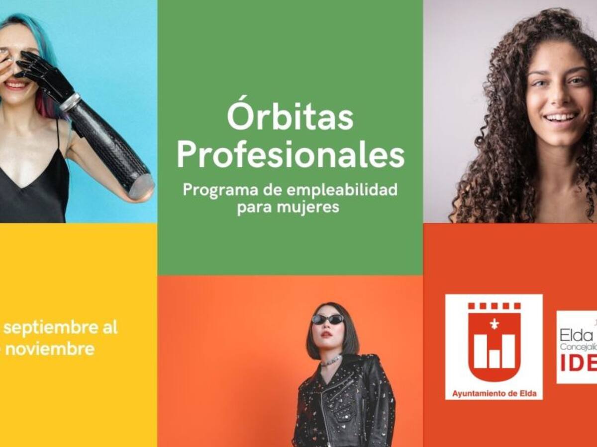 El programa Órbitas Profesionales mejorar la empleabilidad de mujeres de Elda en riesgo de exclusión social