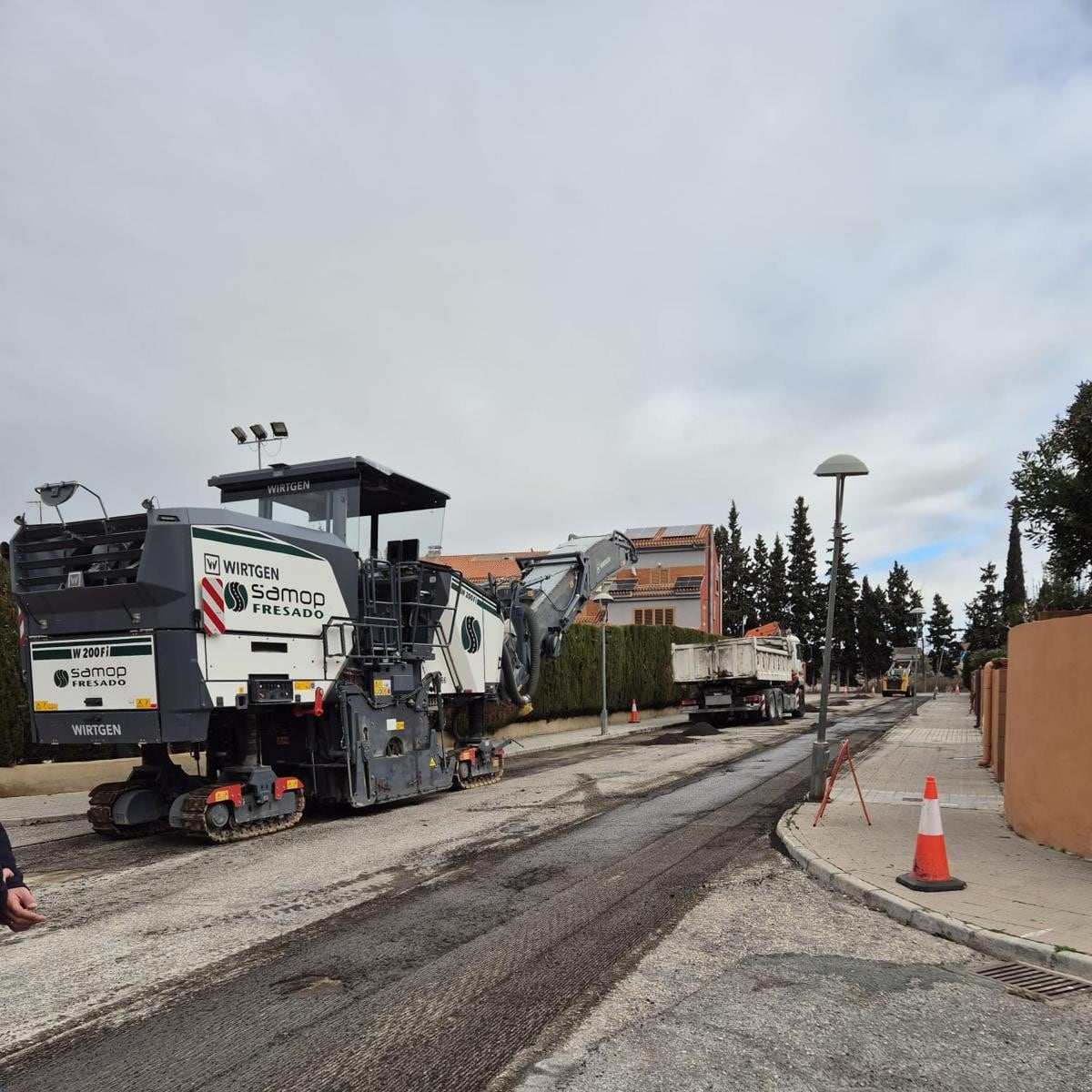 Trabajos de asfaltado